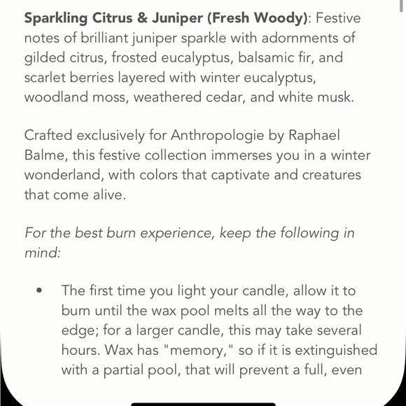 Raphael Balme RED Holiday Candle - Picture 7 of 8